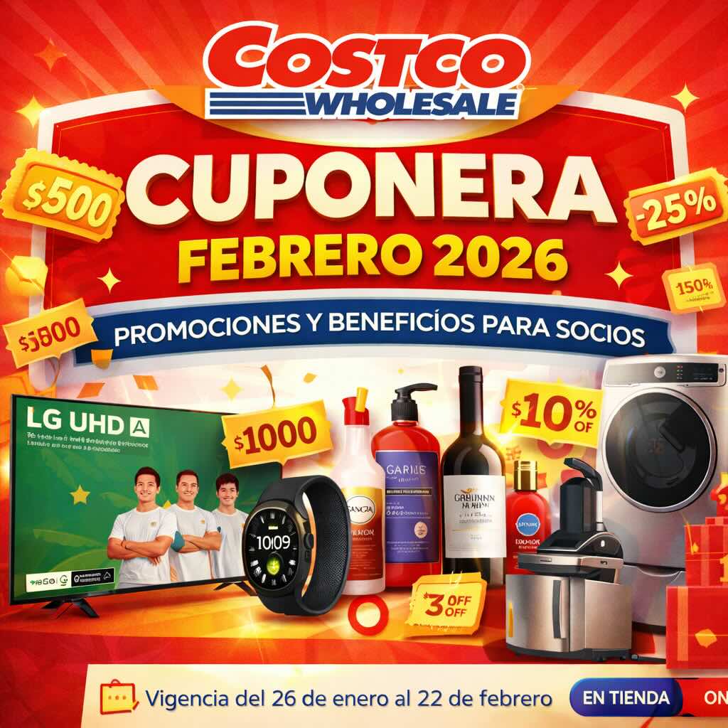 Cuponera Costco Febrero 2026: Promociones y Beneficios para Socios