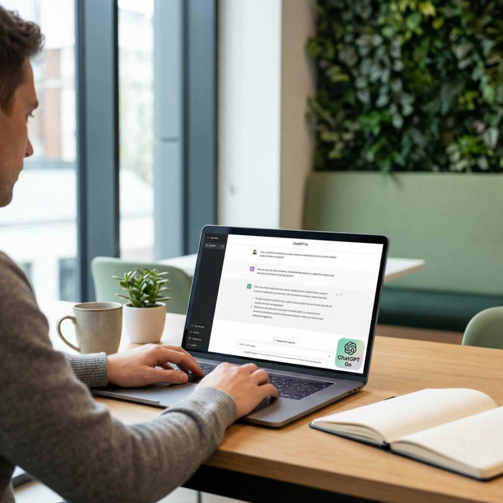 uso de ChatGPT Go como herramienta de inteligencia artificial
